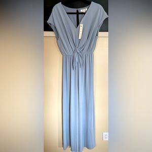 NWT She & Sky Light Blue Jumpsuit Size Large